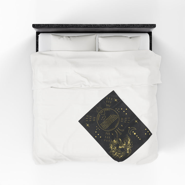 Virgo Acrostic Poem Velveteen Blanket
