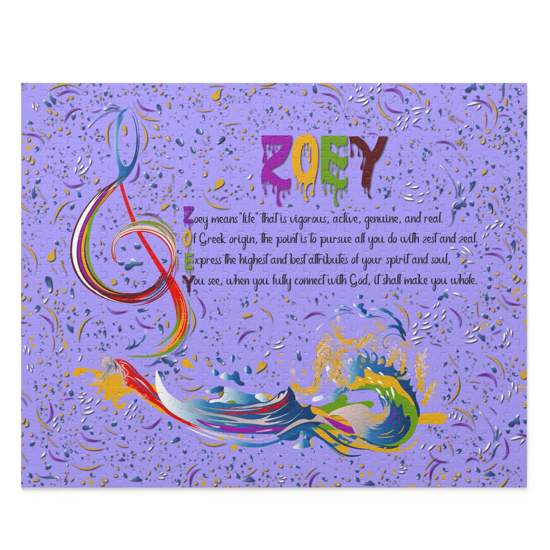 Namesakes Acrostic Name PoemPuzzle - Musical Note Design