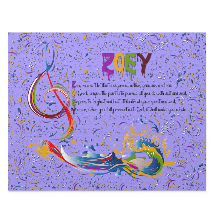 Namesakes Acrostic Name PoemPuzzle - Musical Note Design
