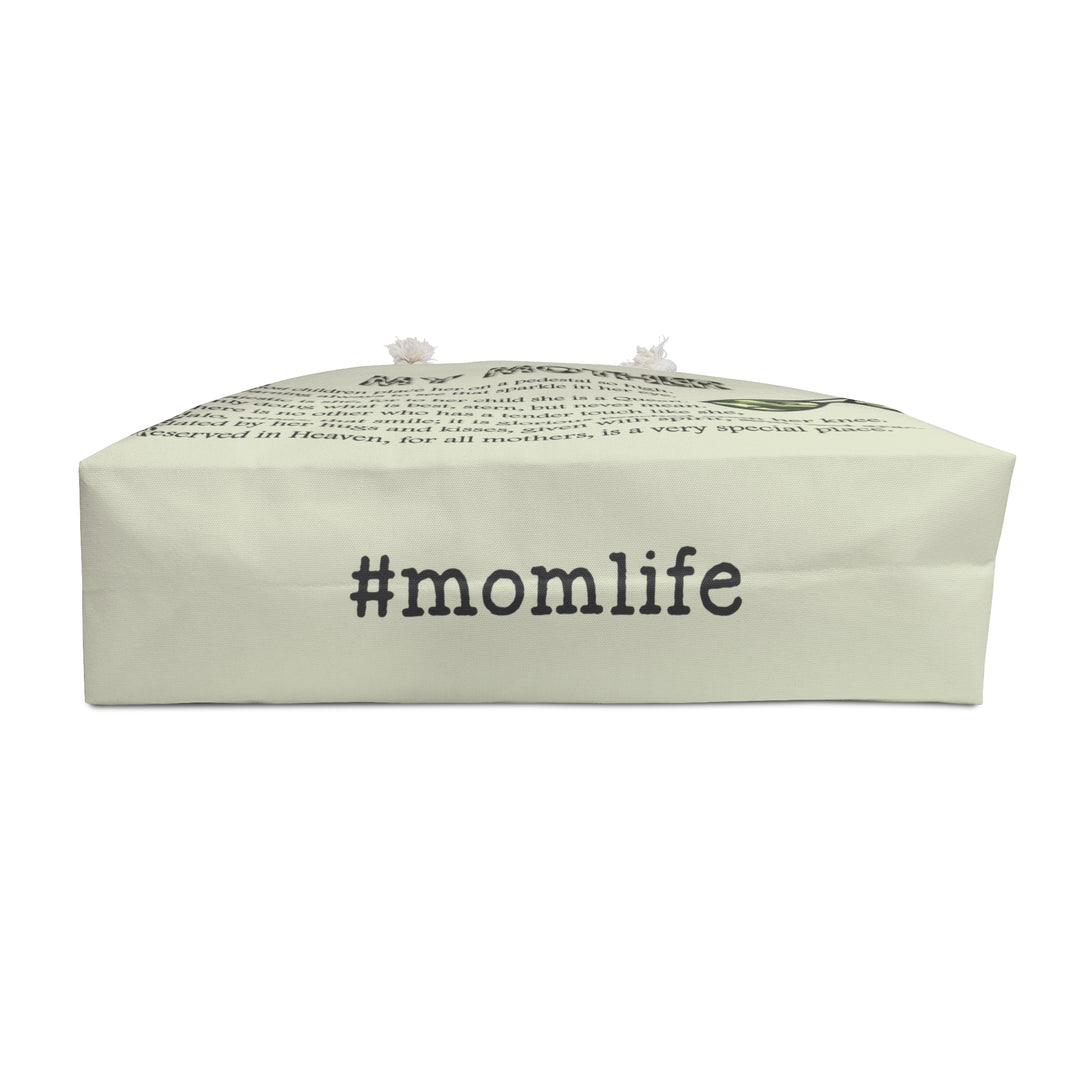 My Mother Acrostic Poem Weekender Tote Bag - Camo Text - Personalized