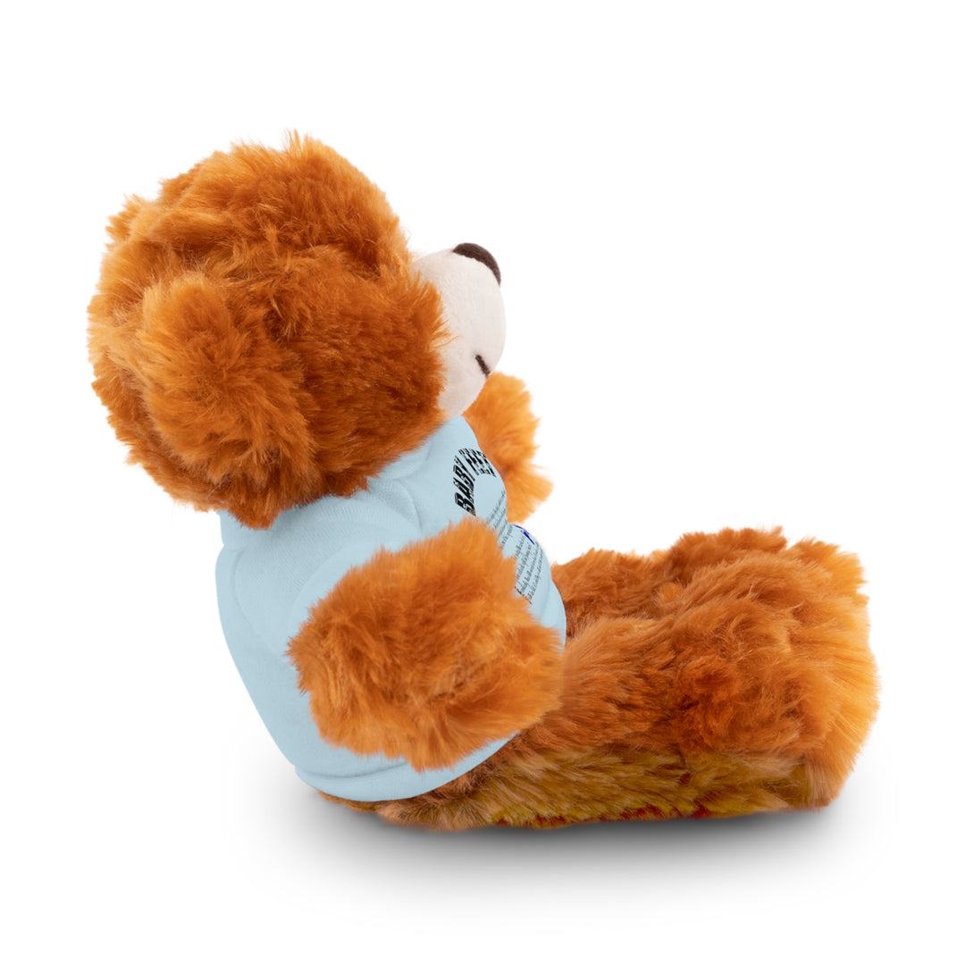 Baby Steps Stuffed Animals with Tee - Baby Feet - Blue Footprints