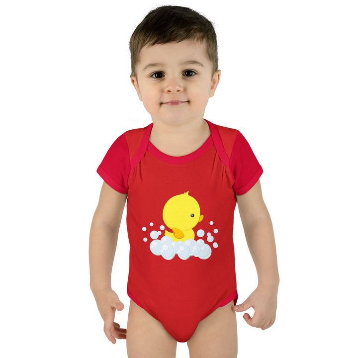 Baby Steps "It's a Boy" Acrostic Poem Bodysuit - Ducky Design