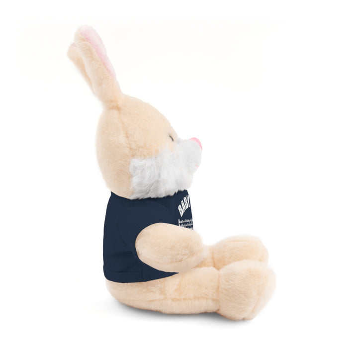 Baby Feet Acrostic Poem Stuffed Animals with Tee - Baby Feet - Gold Footprints