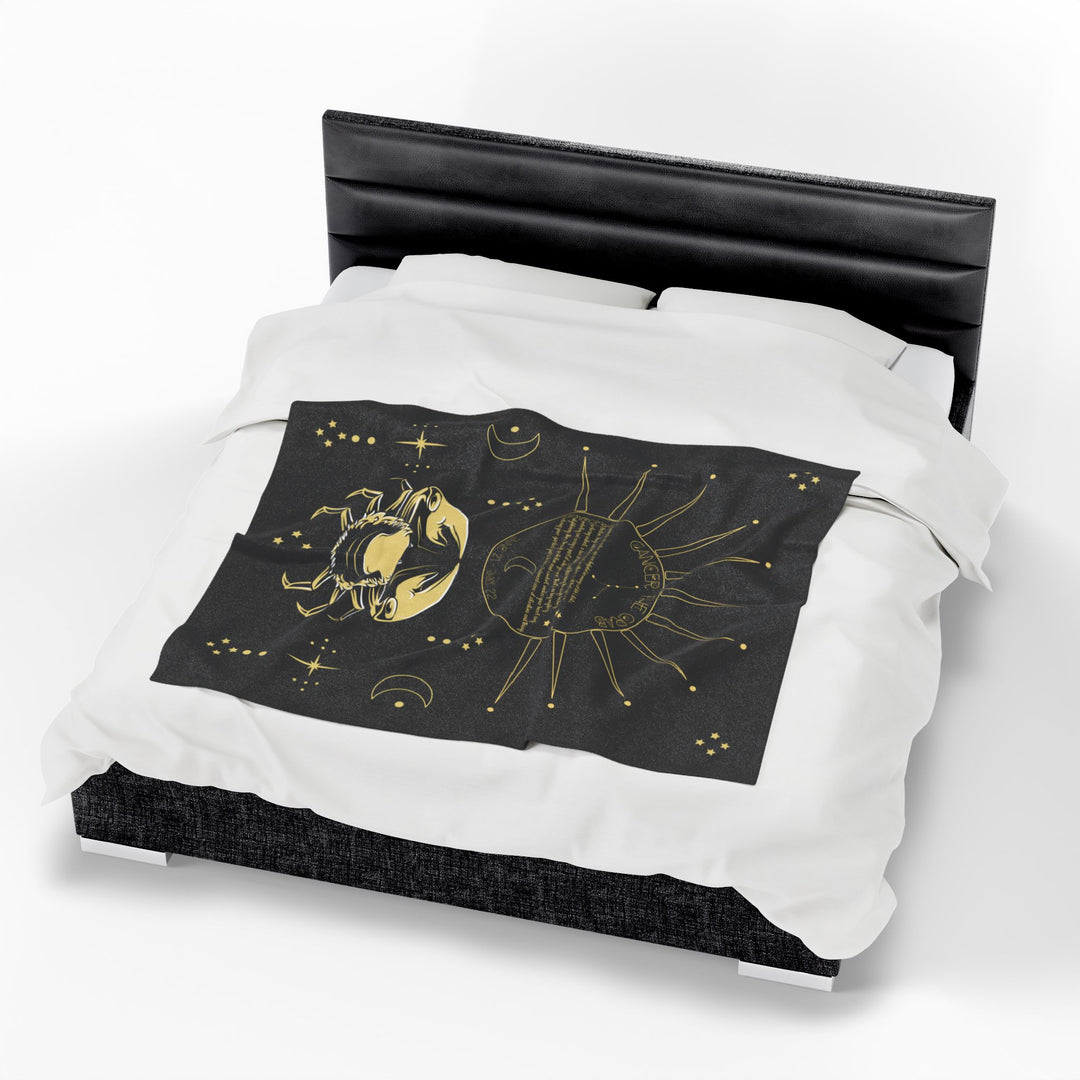Cancer Acrostic Poem Velveteen Blanket