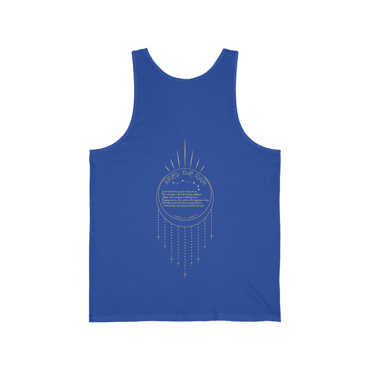 Written in the Stars Unisex Jersey Tank - Aries