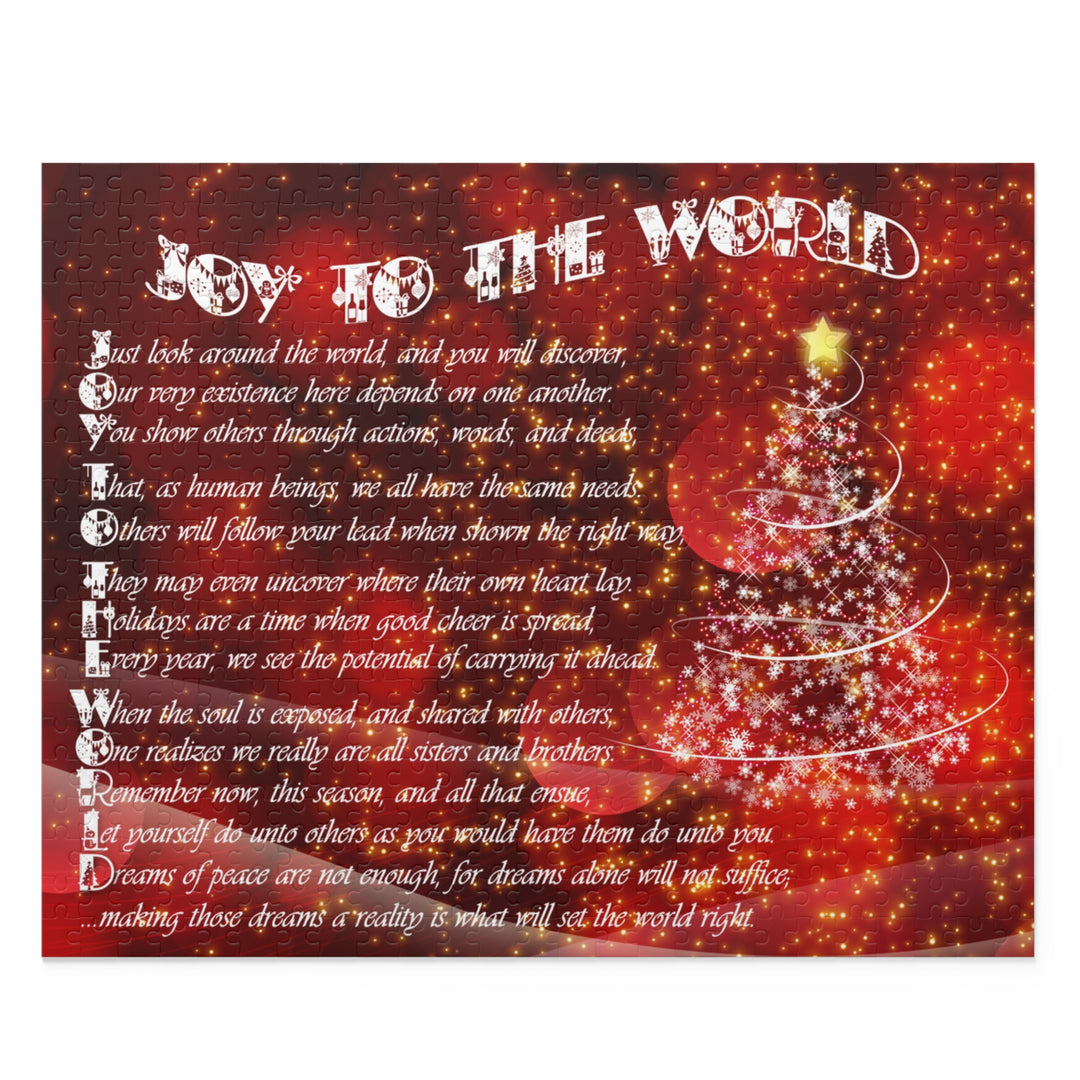 Joy to the World Acrostic Poem Jigsaw Puzzle