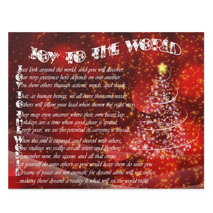 Joy to the World Acrostic Poem Jigsaw Puzzle