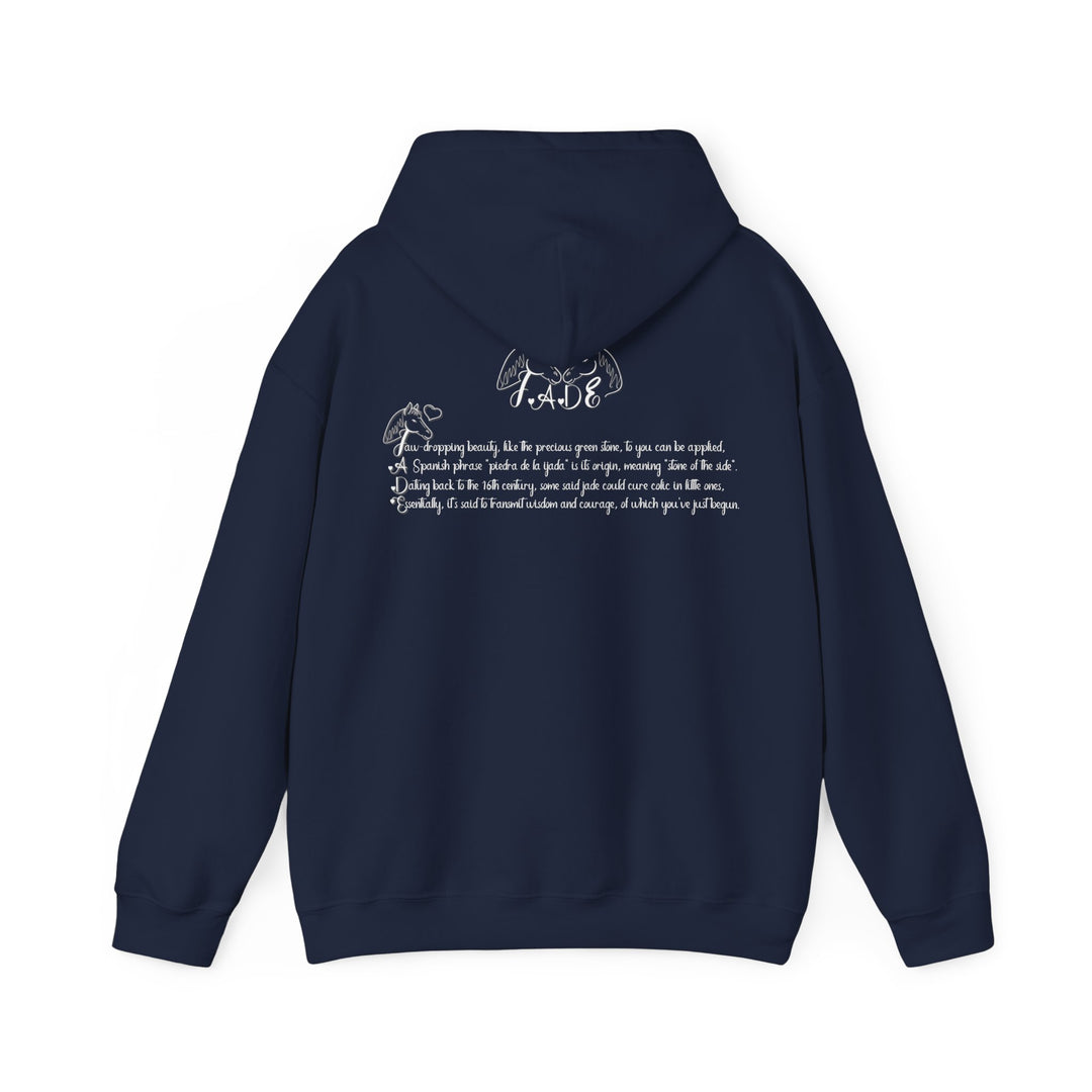Namesakes, Personalized Acrostic Name Hoodie with Horse Graphic