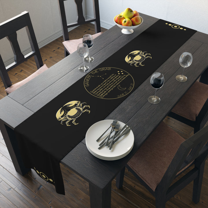 Cancer Acrostic Poem Table Runner