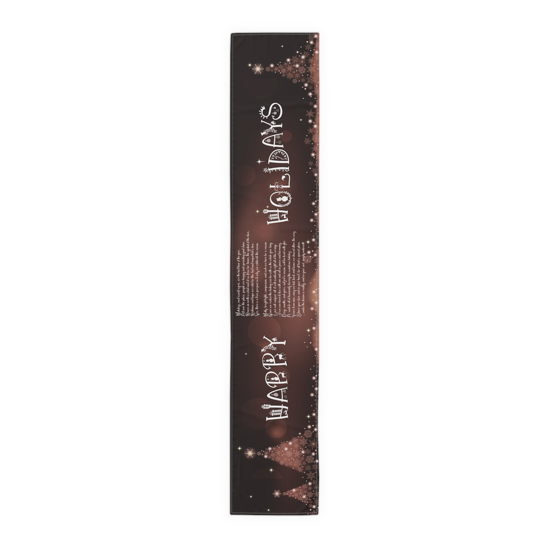 “Happy Holidays” Table Runner
