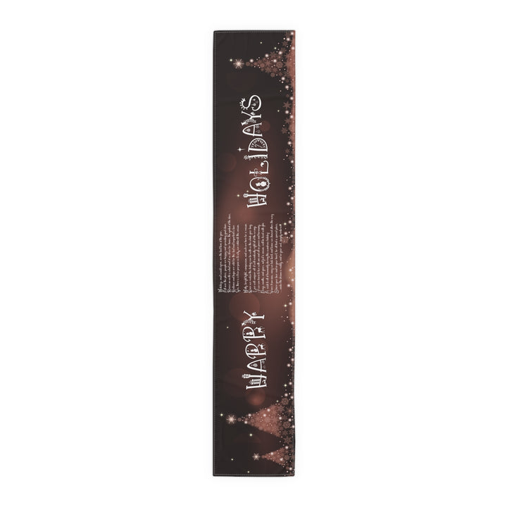 “Happy Holidays” Table Runner