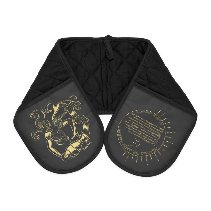 Aquarius Acrostic Poem Oven Mitts