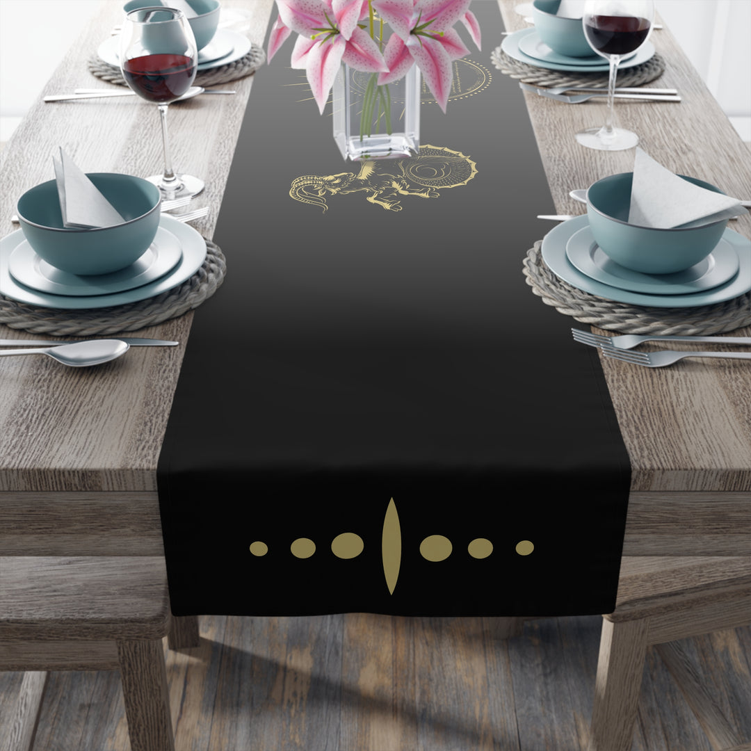 Capricorn Acrostic Poem Table Runner