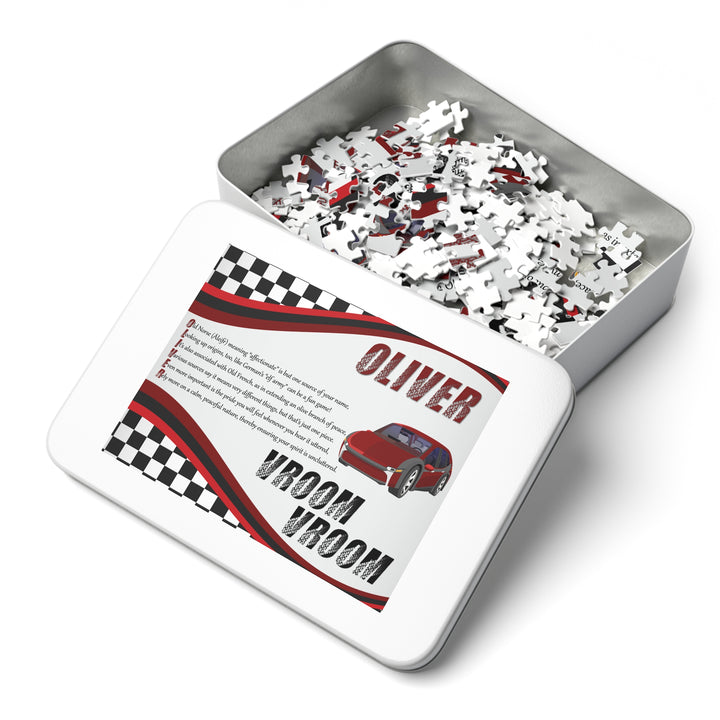 Namesakes Acrostic Poem Jigsaw Puzzle - Toy Cars