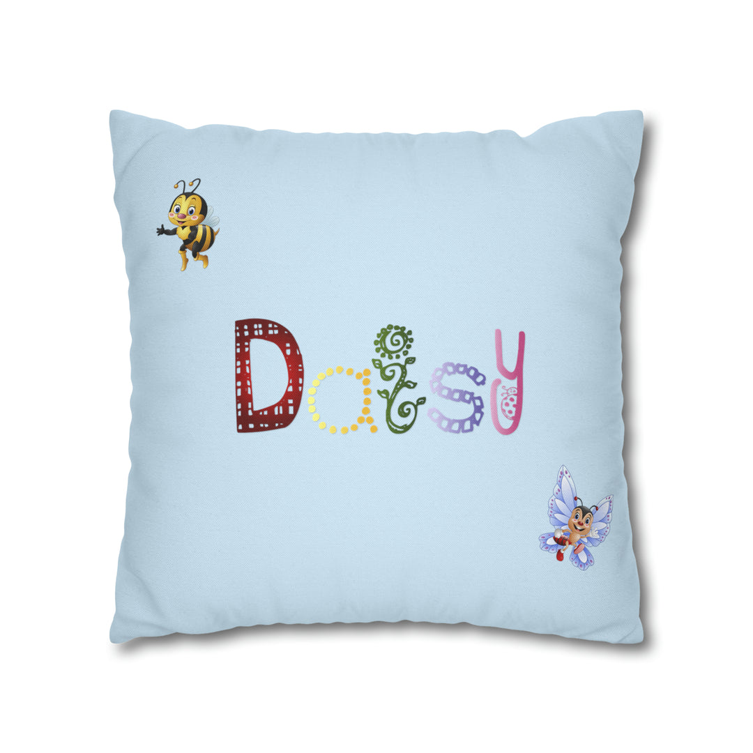 Namesakes Pillow Case Cover with Acrostic Poem Spelling Out a Name