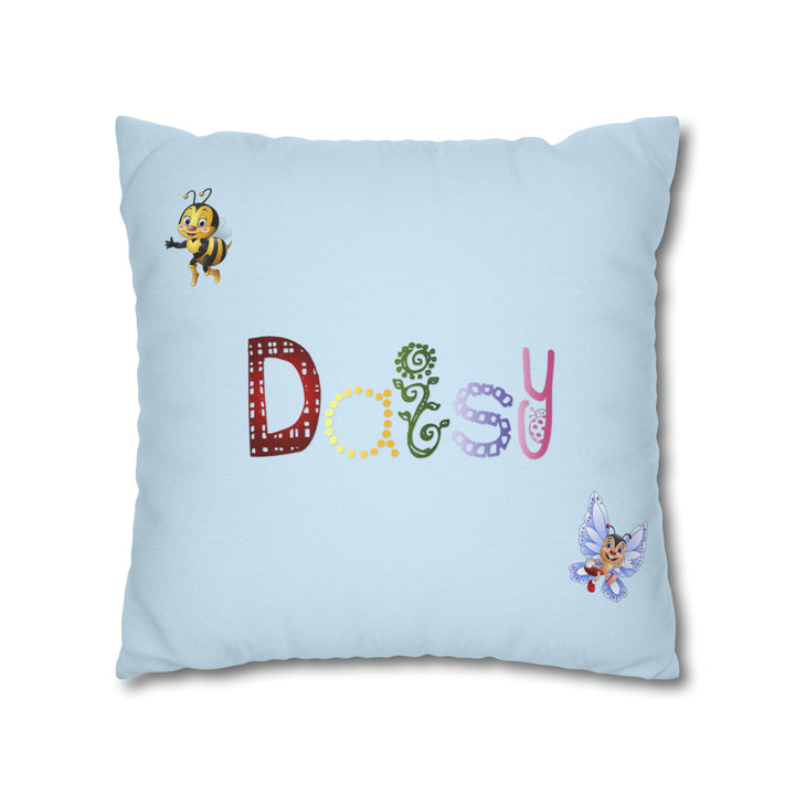 Namesakes Pillow Case Cover with Acrostic Poem Spelling Out a Name