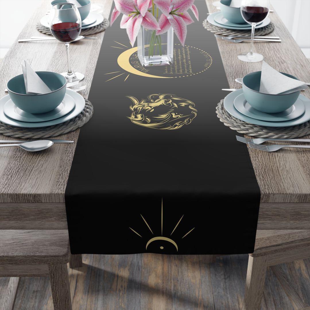Taurus Acrostic Poem Table Runner