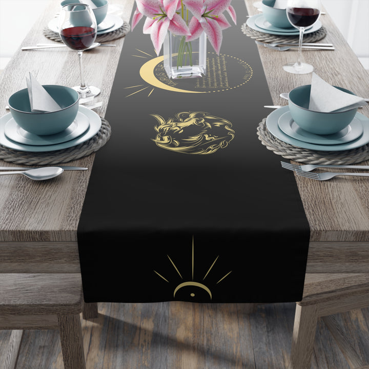 Taurus Acrostic Poem Table Runner