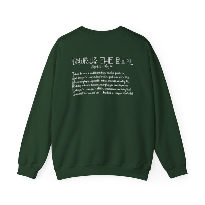 Taurus Acrostic Poem Astrology Sweatshirt - Unisex