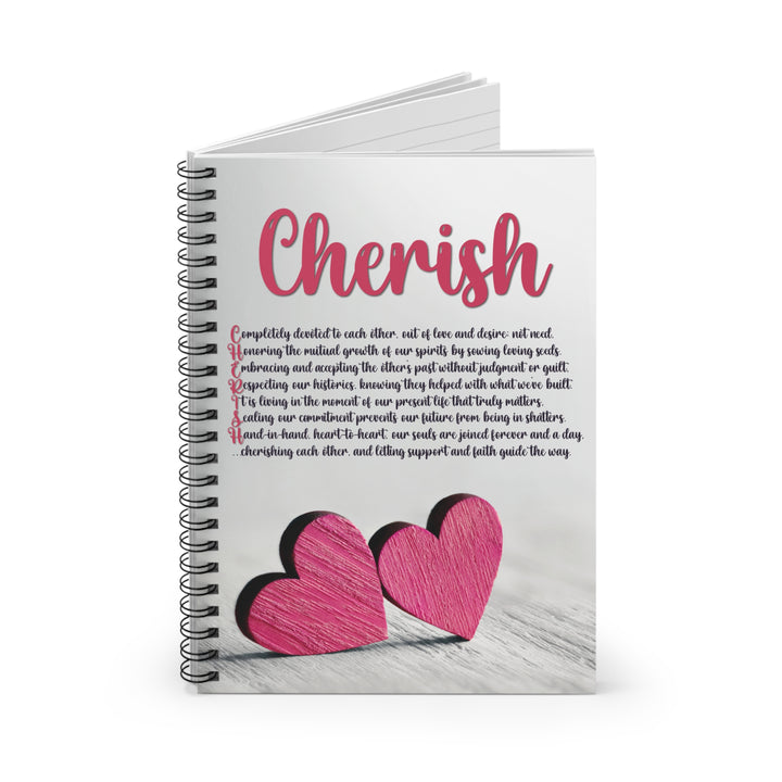 Cherish Acrostic Poem Spiral Notebook - Ruled Line