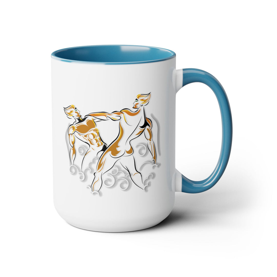 Gemini Two-Tone Coffee Mugs - 15oz