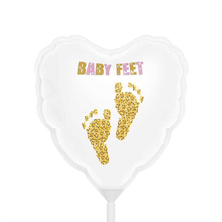 6” “Baby Feet" Baby Shower Balloons