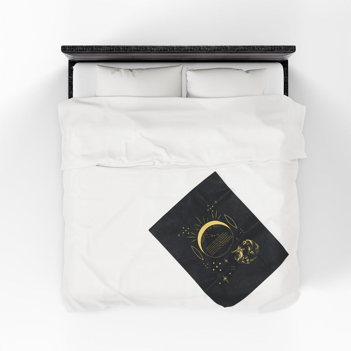 Taurus Acrostic Poem Velveteen Blanket