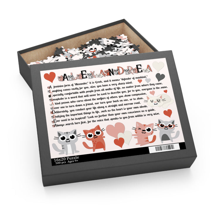 Namesakes Acrostic Name Poem Puzzle - Kitty Design