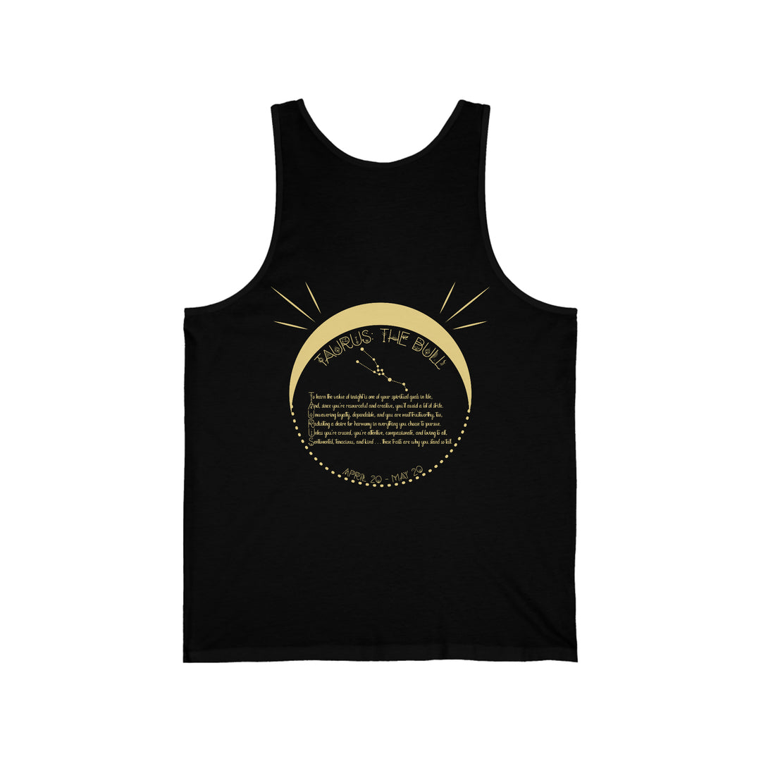Written in the Stars Unisex Jersey Tank - Taurus