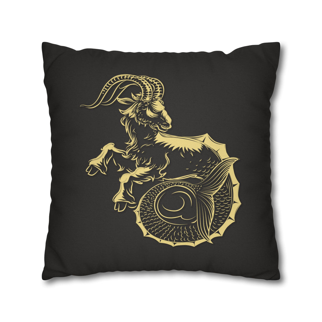 Capricorn Acrostic Poem Pillow Cover