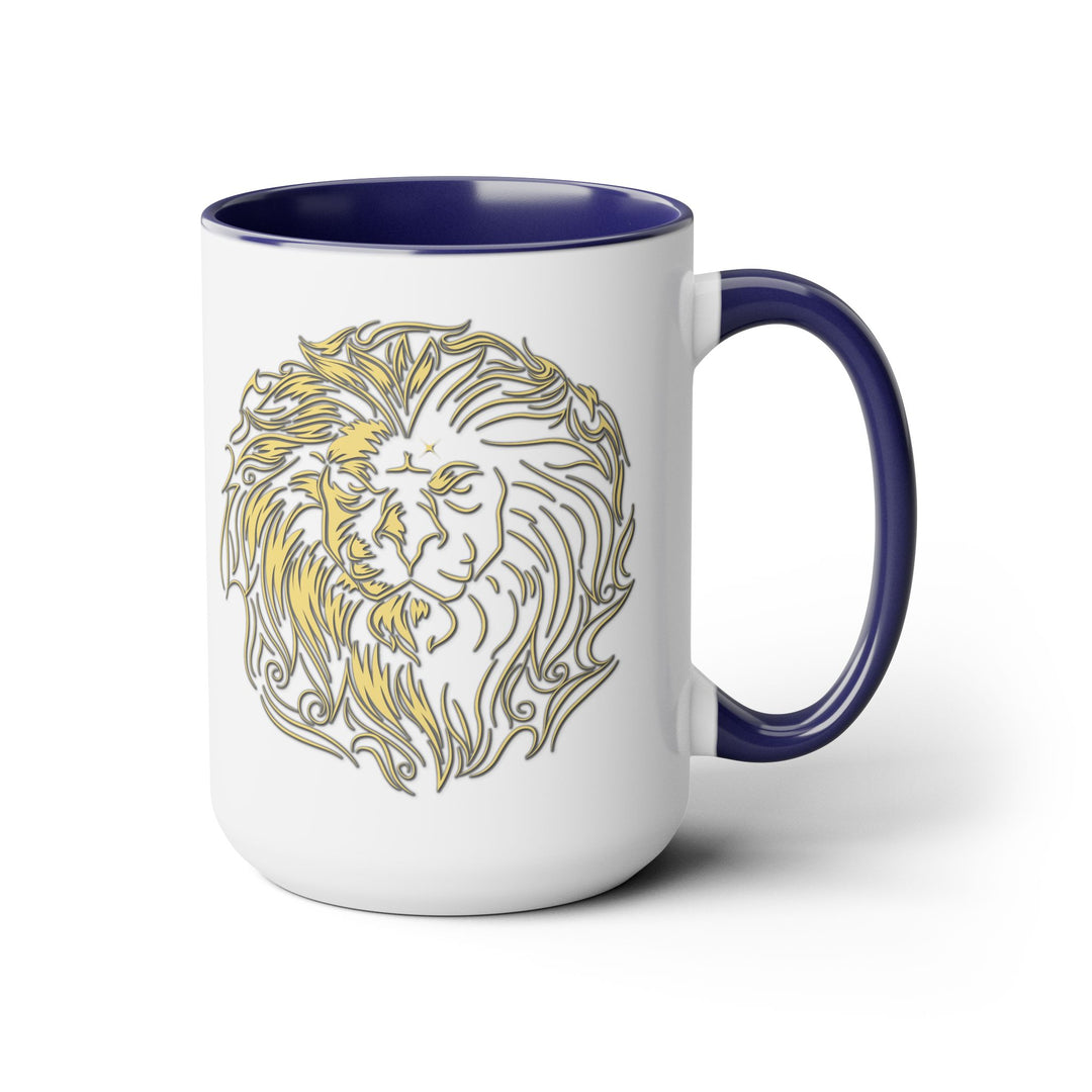 Leo Two-Tone Coffee Mugs - 15oz