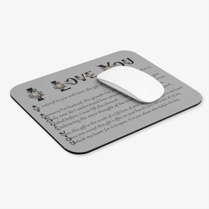 It's Just a Phrase Acrostic Poem Mouse Pad - "I Love You"
