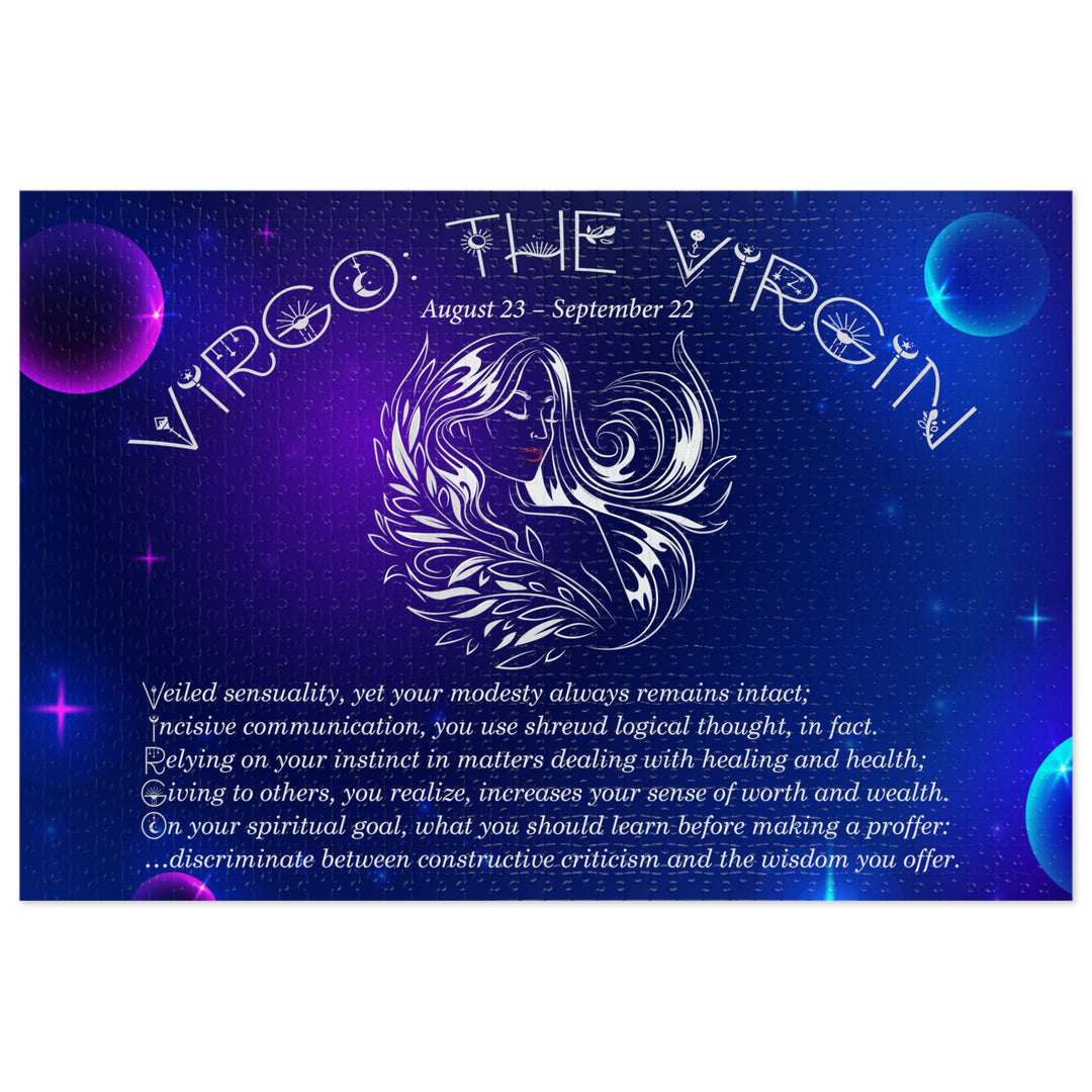 Virgo Acrostic Poem Puzzle - Tin Box