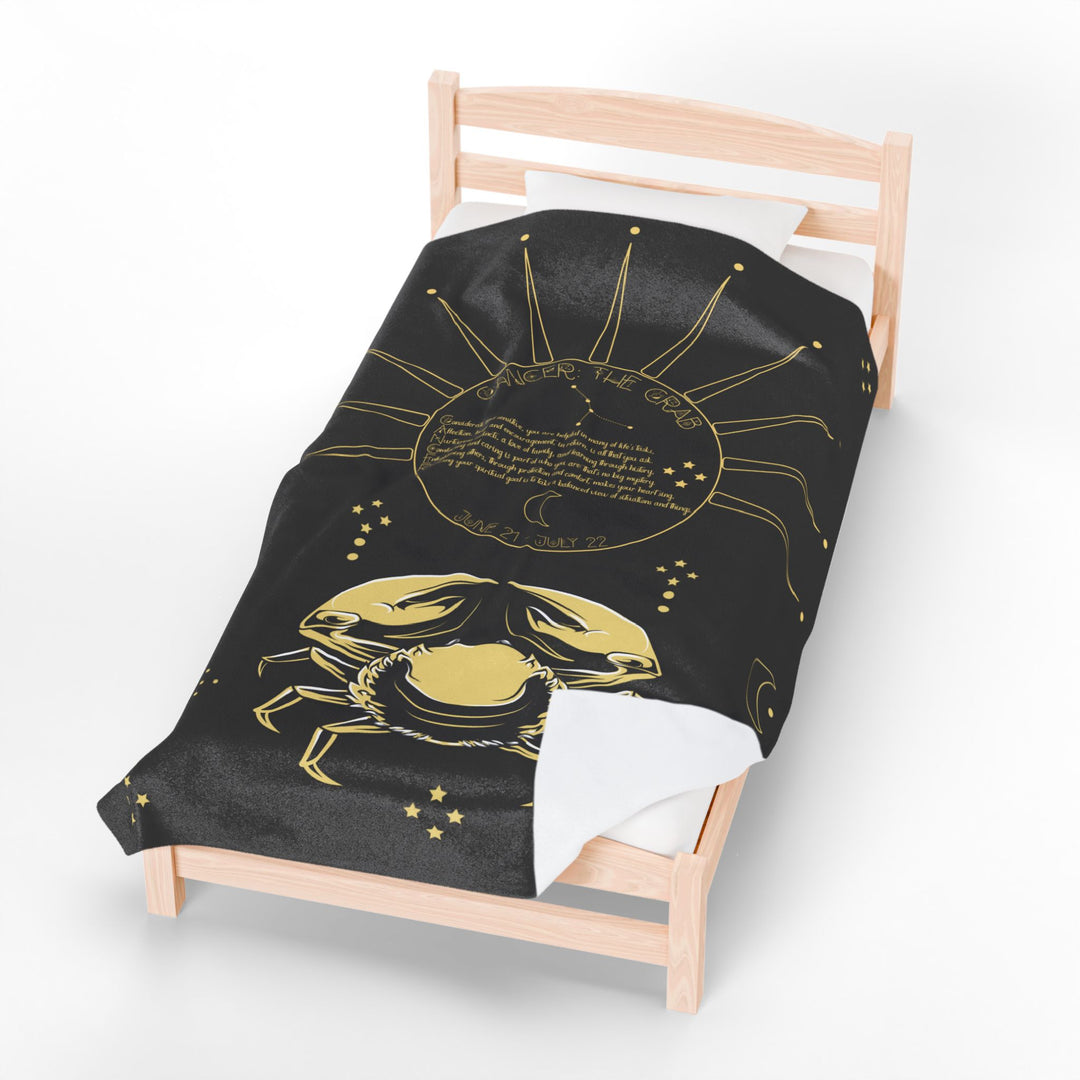 Cancer Acrostic Poem Velveteen Blanket