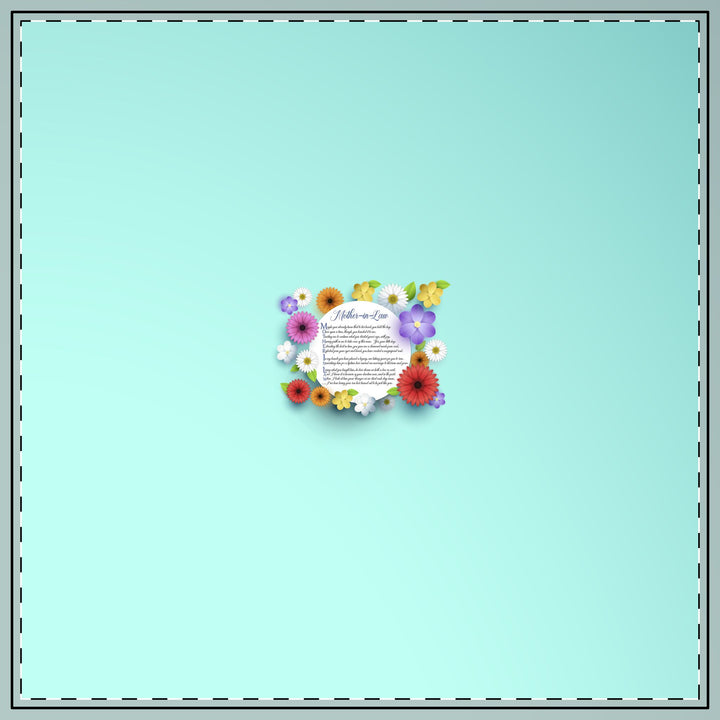Mother-in-Law Acrostic Poem Tablecloth