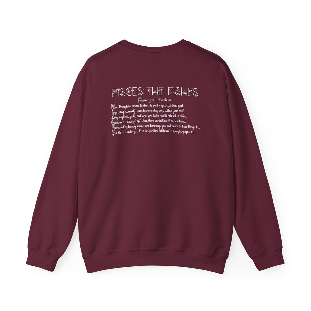 Pisces Acrostic Poem Astrology Sweatshirt - Unisex