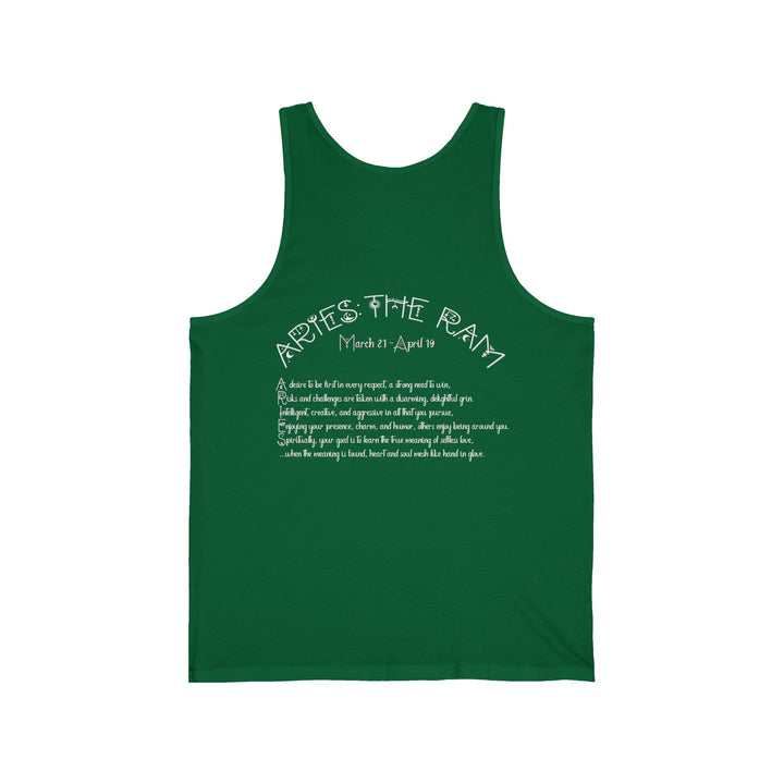 “Aries”  Unisex Acrostic Poem Jersey Tank