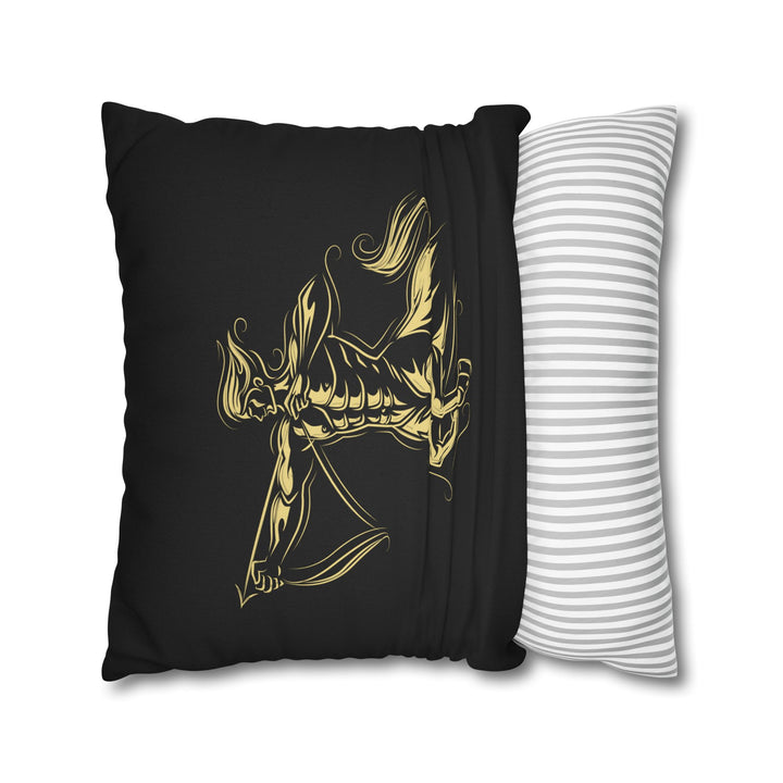 Sagittarius Acrostic Poem Pillow Cover