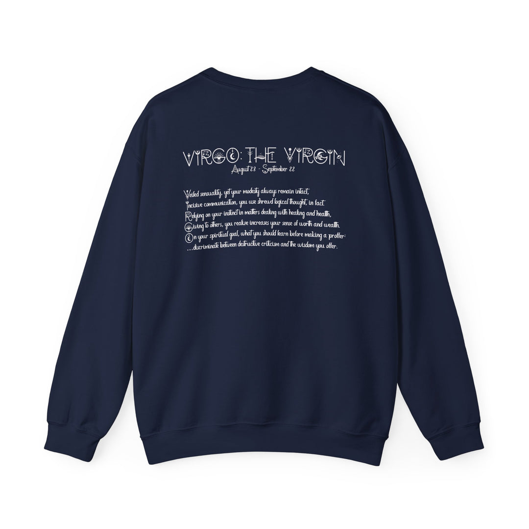 Virgo Acrostic Poem Astrology Sweatshirt - Unisex
