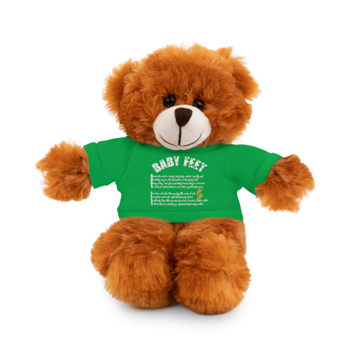 Baby Steps Stuffed Animals with Tee - Baby Feet - Gold Footprints