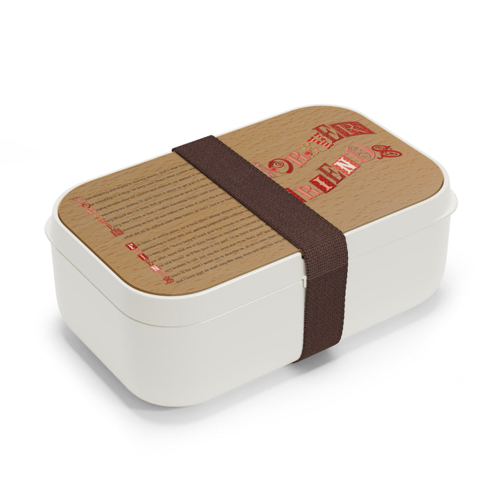 Add White Background - Forever Friends Acrostic Poem Bento Lunch Box Fun Font