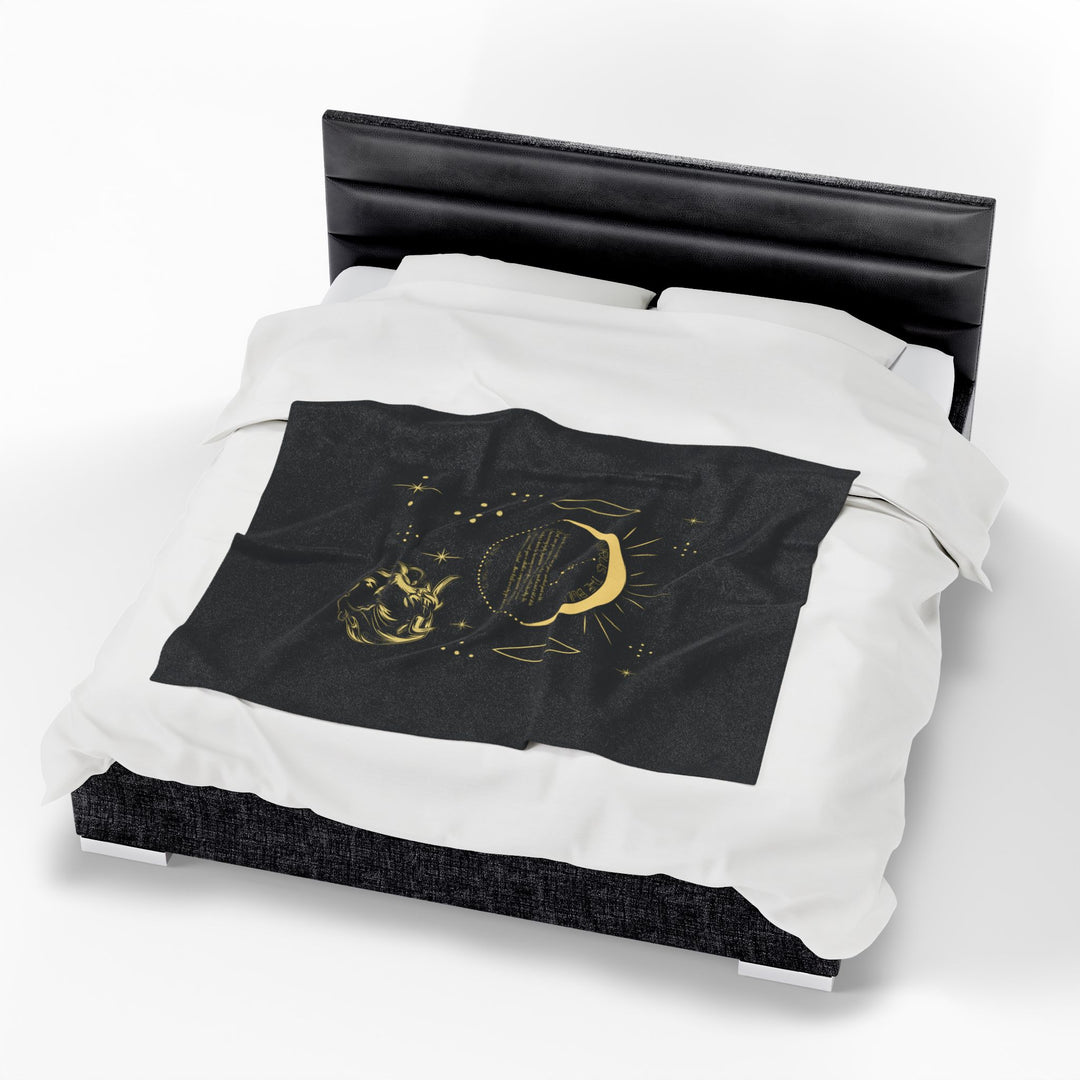 Taurus Acrostic Poem Velveteen Blanket