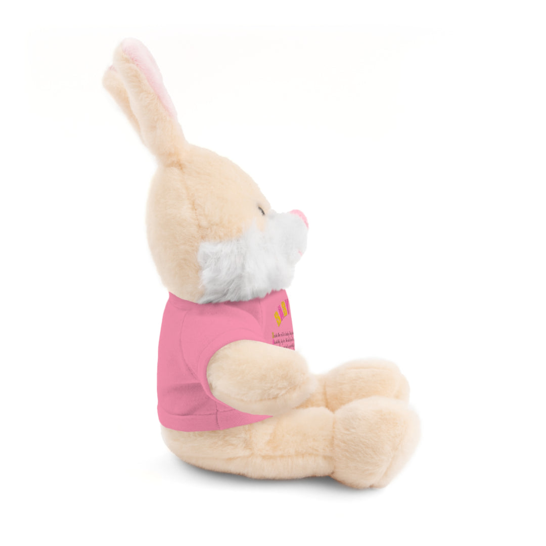 Baby Feet Acrostic Poem Stuffed Animals with Tee - Baby Feet - Gold Footprints