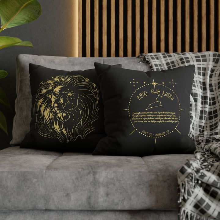 Written in the Stars Pillowcase/Cover Spelling Out "Leo"