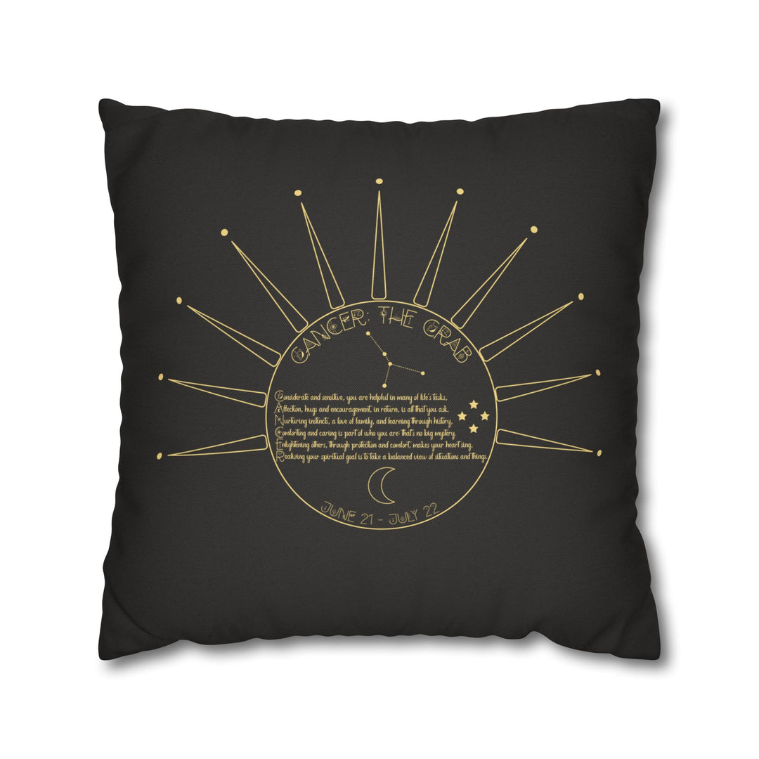 Cancer Acrostic Poem Pillow Cover