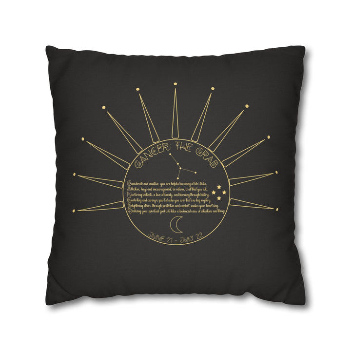Cancer Acrostic Poem Pillow Cover