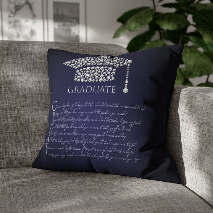 It's Just a Phrase "Graduate" Acrostic Poem Pillow Case/Cover