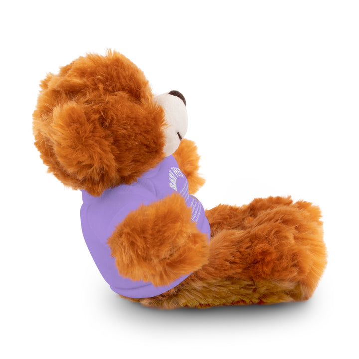 Baby Feet Acrostic Poem Stuffed Animals with Tee - Baby Feet - Gold Footprints