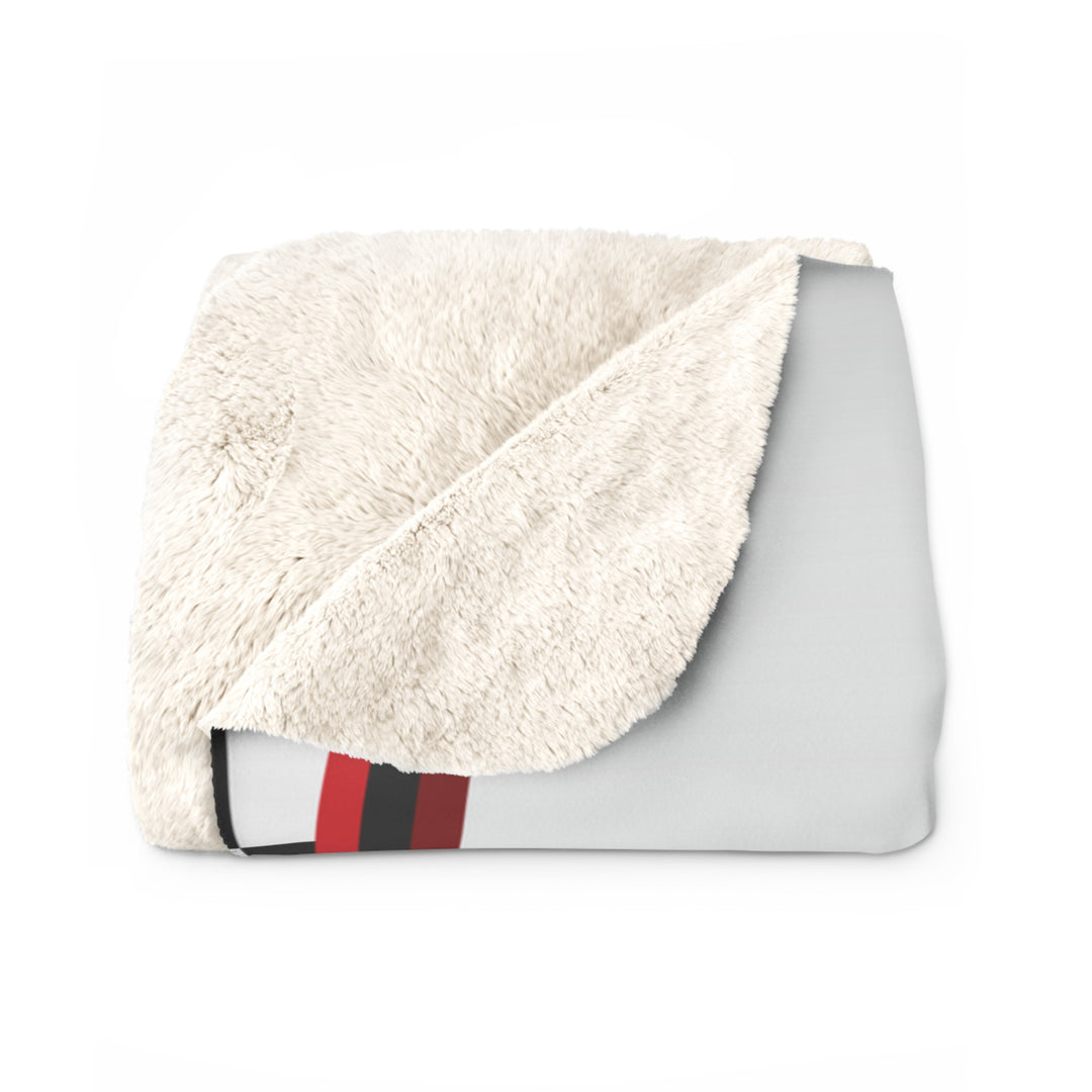 "Namesakes" Acrostic Poem Sherpa Fleece Blanket - Vroom Vroom
