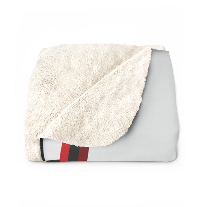 "Namesakes" Acrostic Poem Sherpa Fleece Blanket - Vroom Vroom